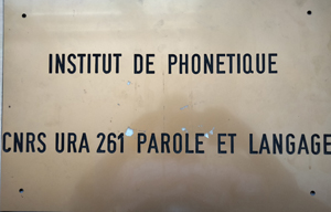 Laboratoire associé au CNRS, LA 261 Laboratoire Parole et Langage